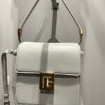 Balmain Small Shiny Smooth Leather Ely Bag
